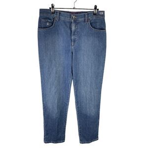 Gloria Vanderbilt Straight Jeans 10 Women’s Dark Wash Pre-Owned [#3603]